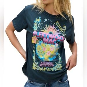 NWOT Daydreamer LA M FLEETWOOD Mac Celestial Bouquet Boyfriend Tee New $88